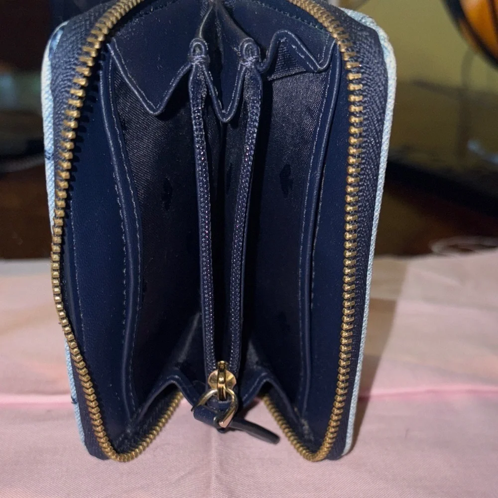 Kate Spade Briar Lane Quilted Denim Wallet